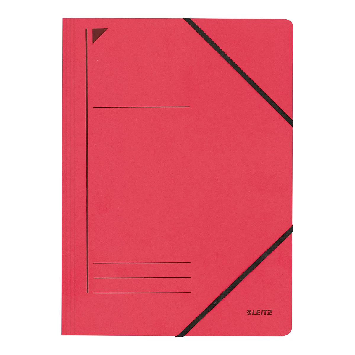 LEITZ® hoekmap, DIN A4, elastische sluiting, rood