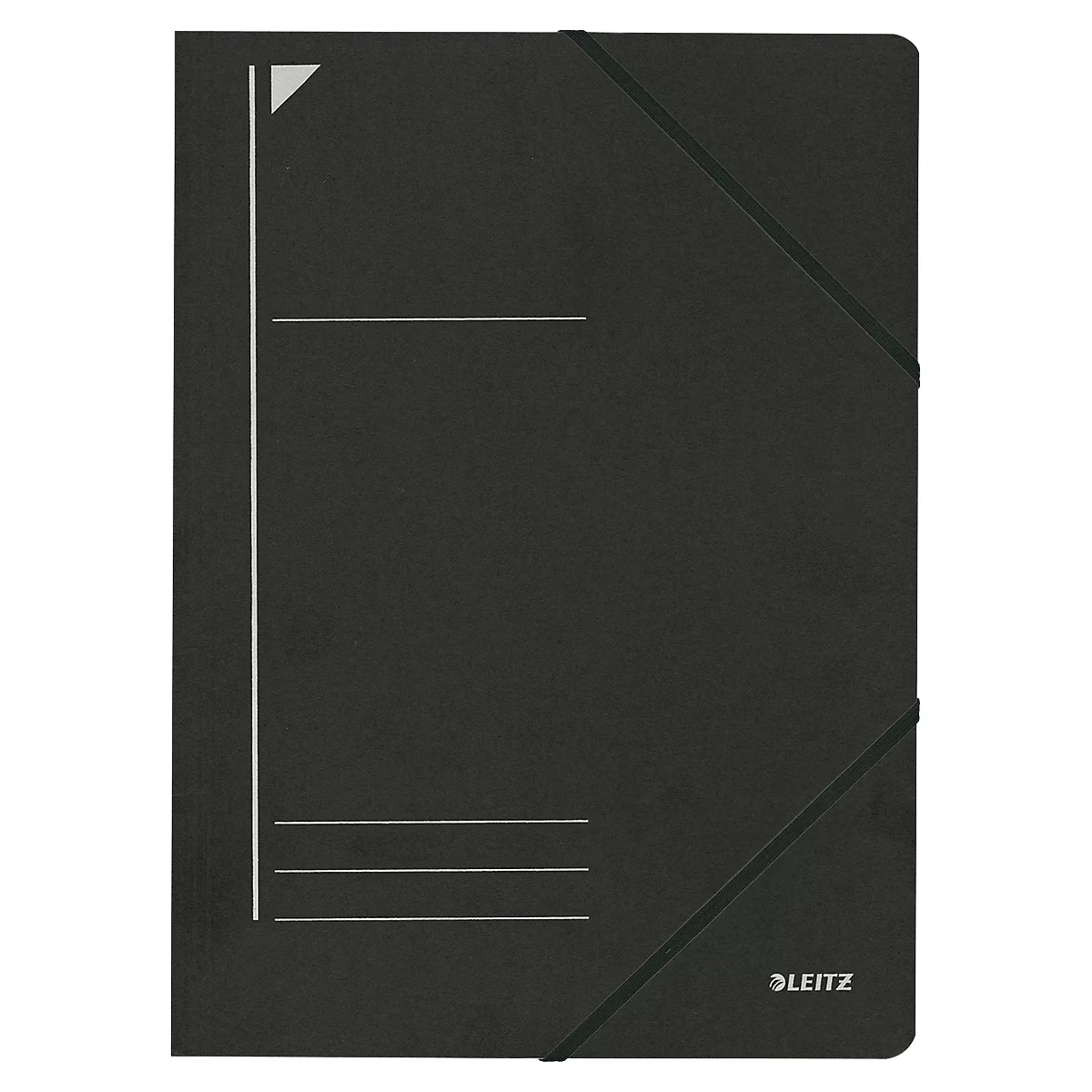 LEITZ® hoekmap, DIN A4, elastische sluiting, zwart