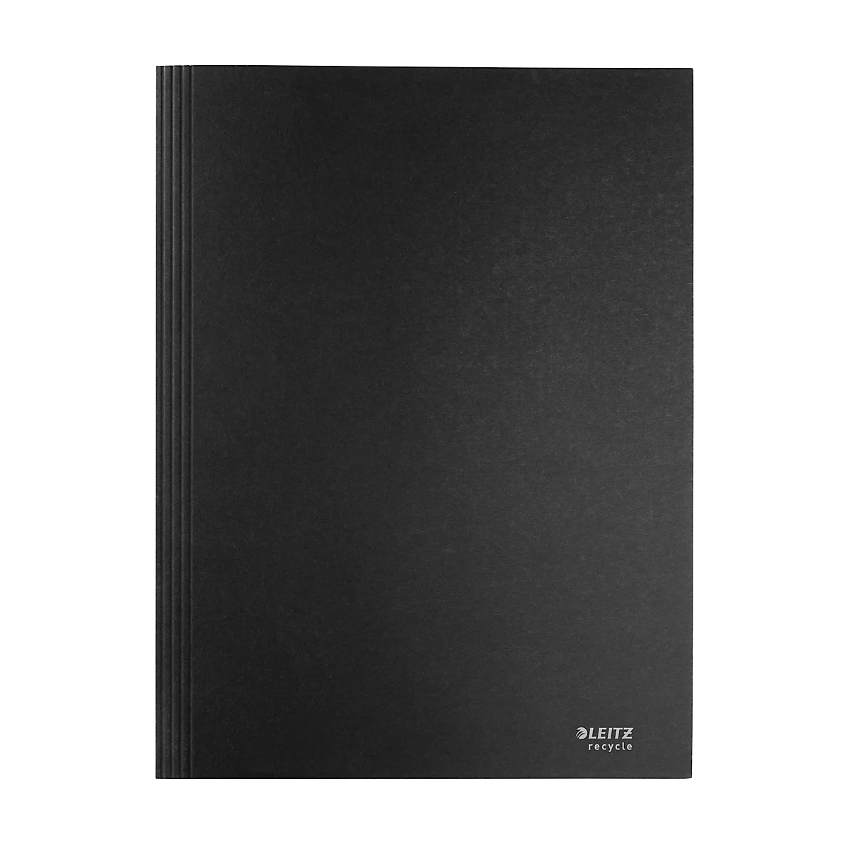 Leitz® Jurismappe Recycle, Format A4, für bis zu 250 Blatt, 3 Einschlagklappen, 100 % recycelbar, Blauer Engel, Recyclingkarton, schwarz