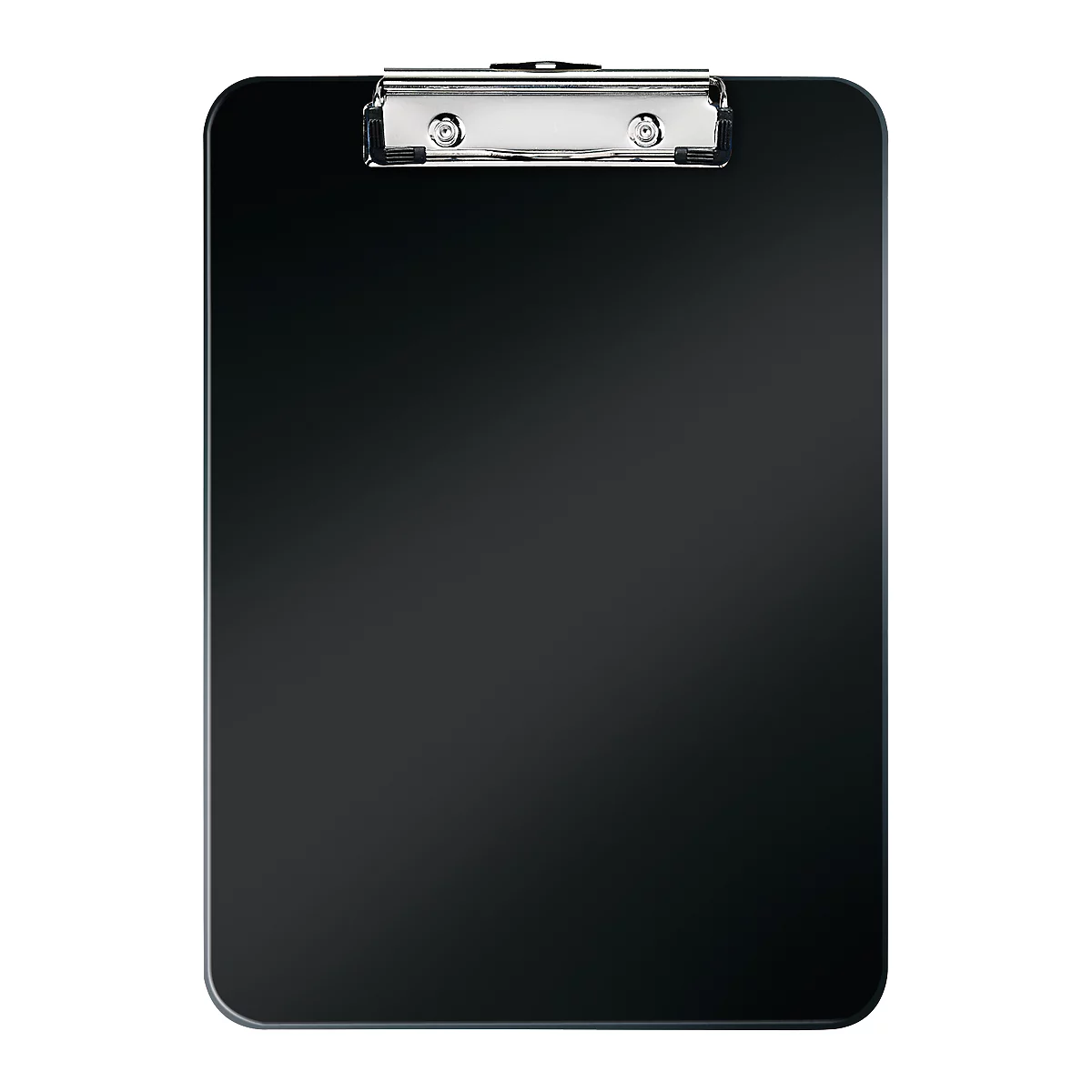 LEITZ® klembord WOW 3971, DIN A4, polystyreen, met ophangoog, zwart, zwart