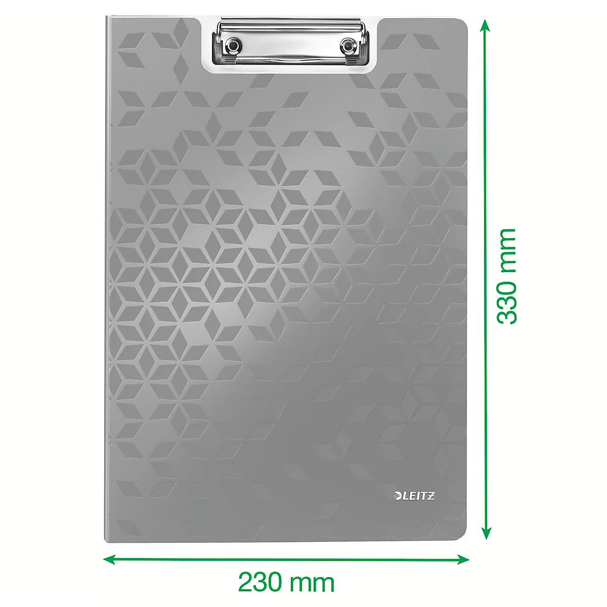 LEITZ® klemmap Active Wow, A4, PP, met klembeugel, groen