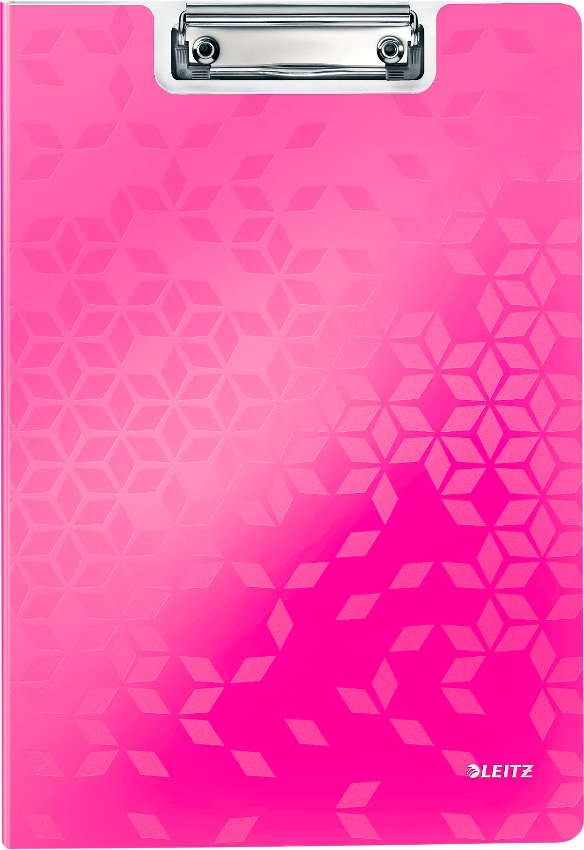 LEITZ® Klemmmappe Active Wow, DIN A4, PP, mit Klemmbügel, pink