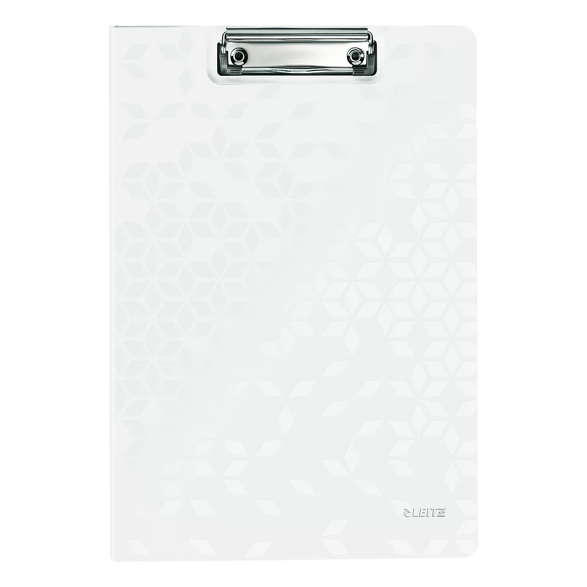 LEITZ® Klemmmappe Active Wow, DIN A4, PP, mit Klemmbügel, weiss