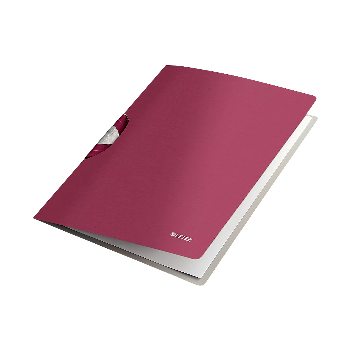LEITZ® Klemmmappe Style ColorClip, mit Clip, granat rot