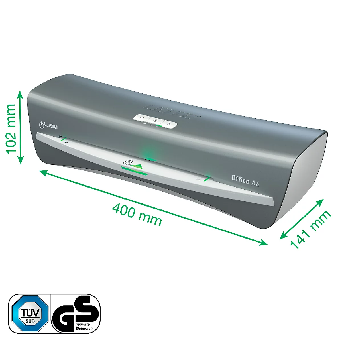 Leitz Laminator iLam Office A4, 1 Minute Aufheizzeit