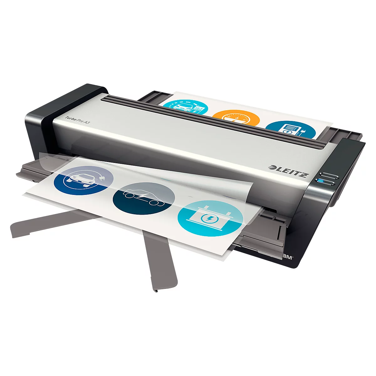 Leitz Laminator iLam Turbo Pro A3, Format DIN A3, 1 Minute Aufwärmzeit