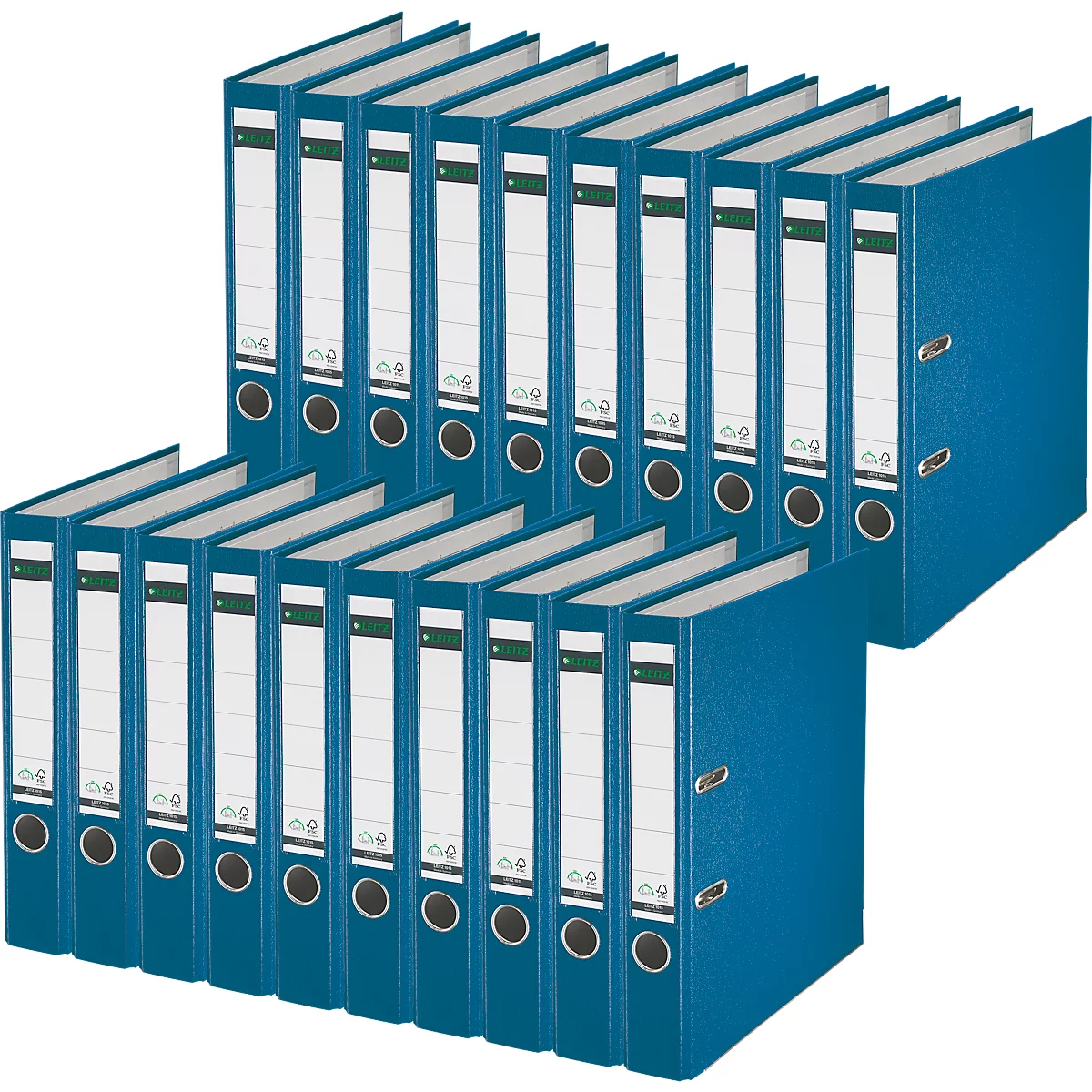 LEITZ® Map 1015, DIN A4, rugbreedte 52 mm, 20 stuks, blauw