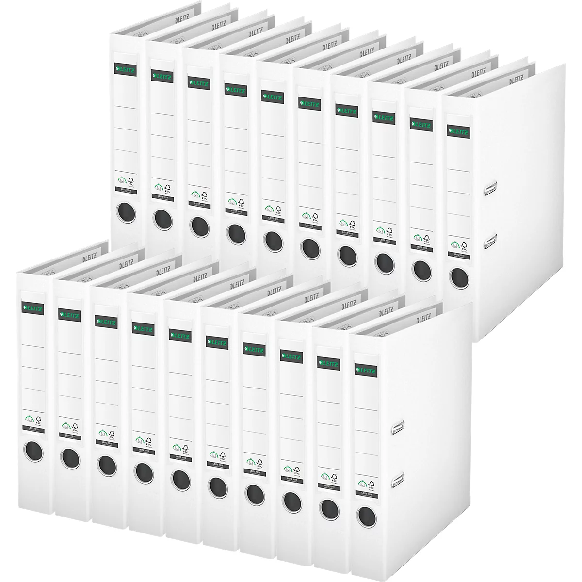 LEITZ® Map 1015, DIN A4, rugbreedte 52 mm, 20 stuks, wit