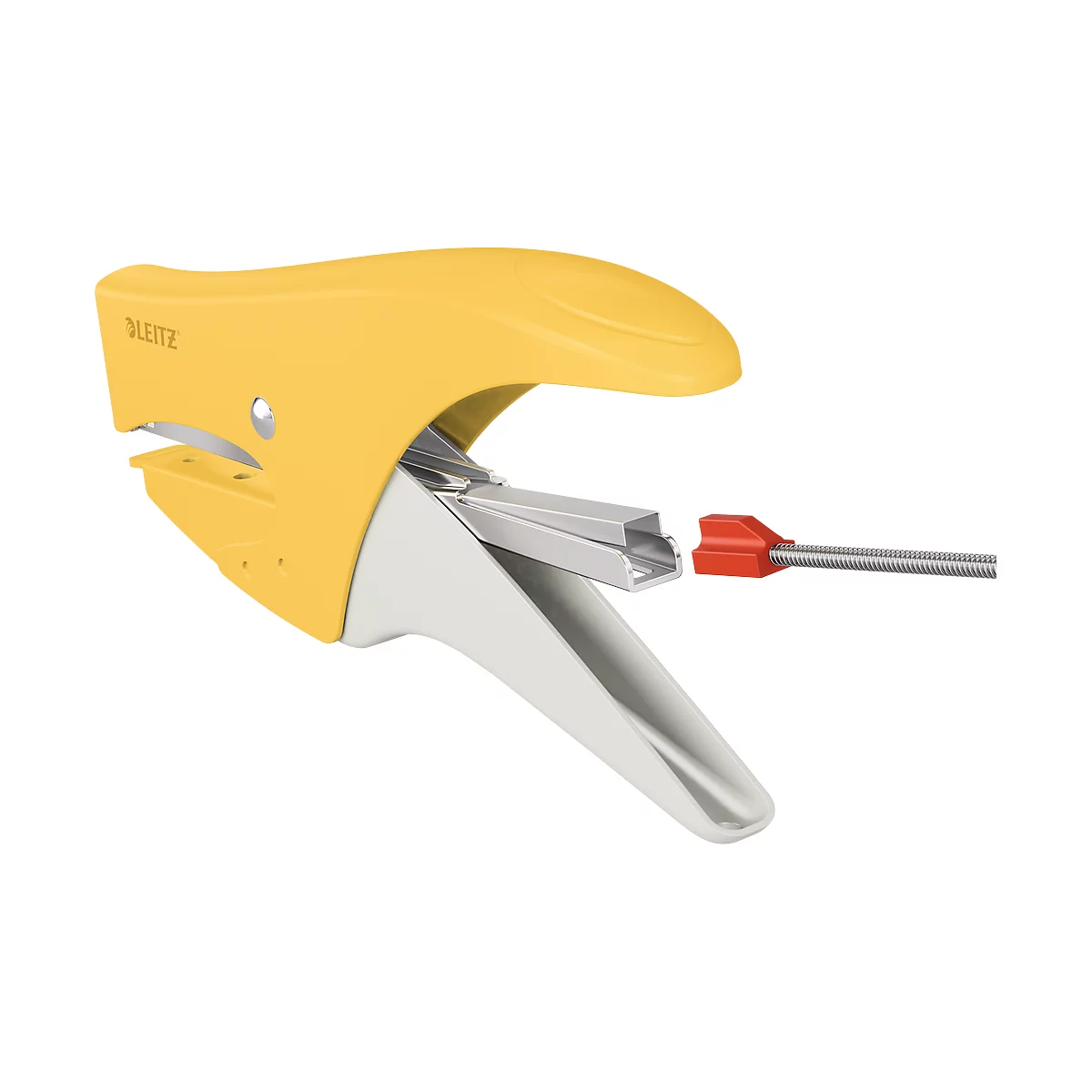 Leitz® Metallheftzange 5577 Cosy, Hinterlademechanik, inkl. 1.000 Heftklammern, gelb
