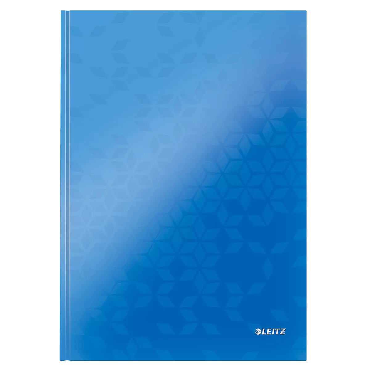 LEITZ Notizbuch WOW 4625, DIN A4, liniert, blau