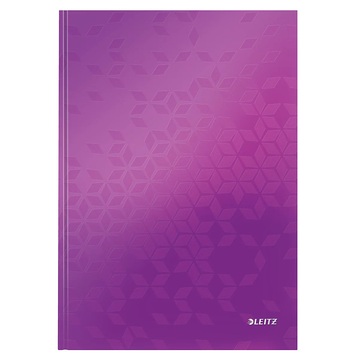 LEITZ Notizbuch WOW 4626, DIN A4, kariert, violett