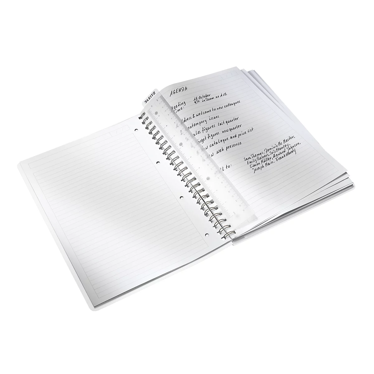 LEITZ Notizbuch WOW 4637, DIN A4, liniert, pink