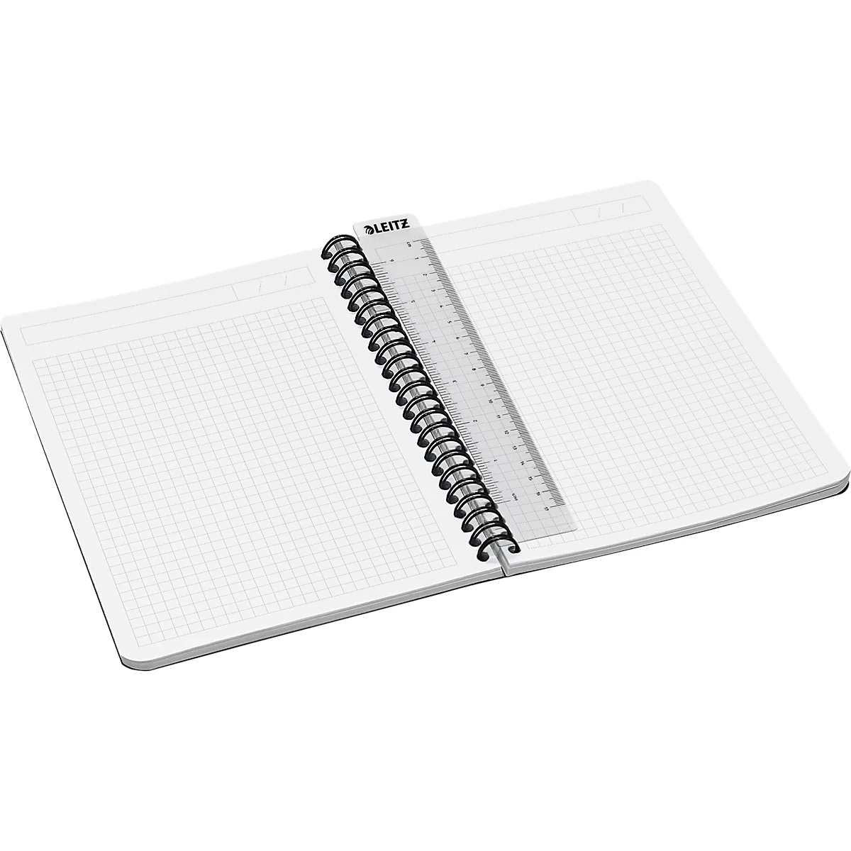 LEITZ® Office Collegeblock 449800 DIN A5, PP, kariert, blau