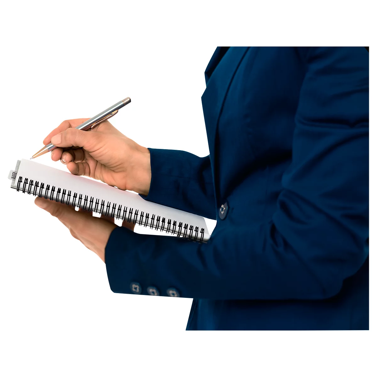 LEITZ® Office collegeblok 449800 A5, PP, geruit, geel