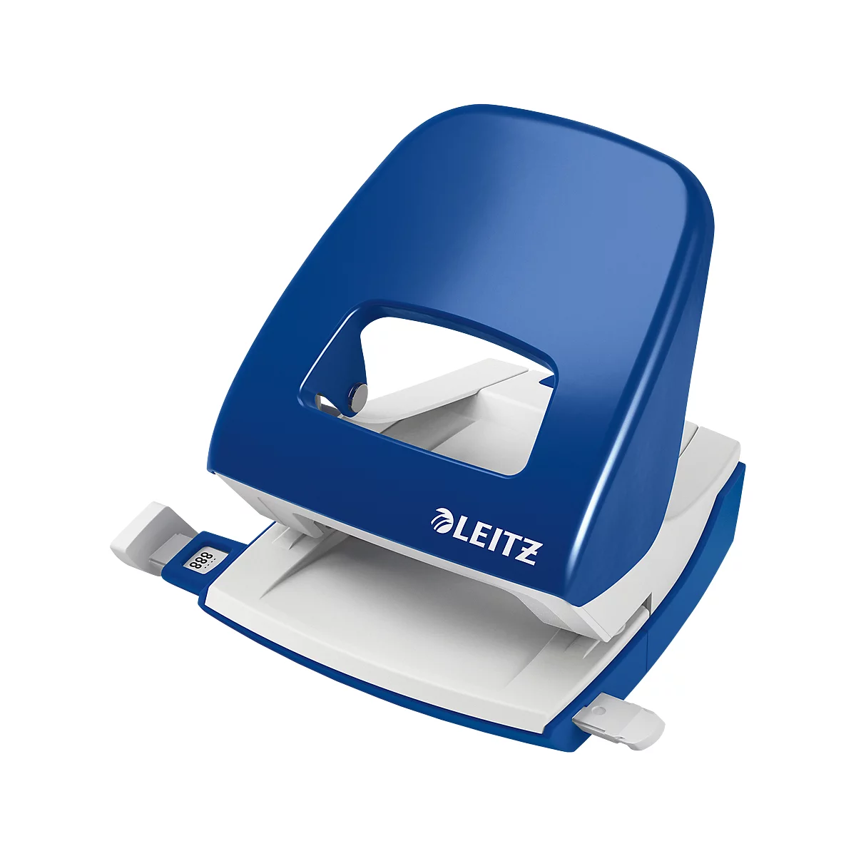 LEITZ® office punch NeXXt serie 5008, metal, azul