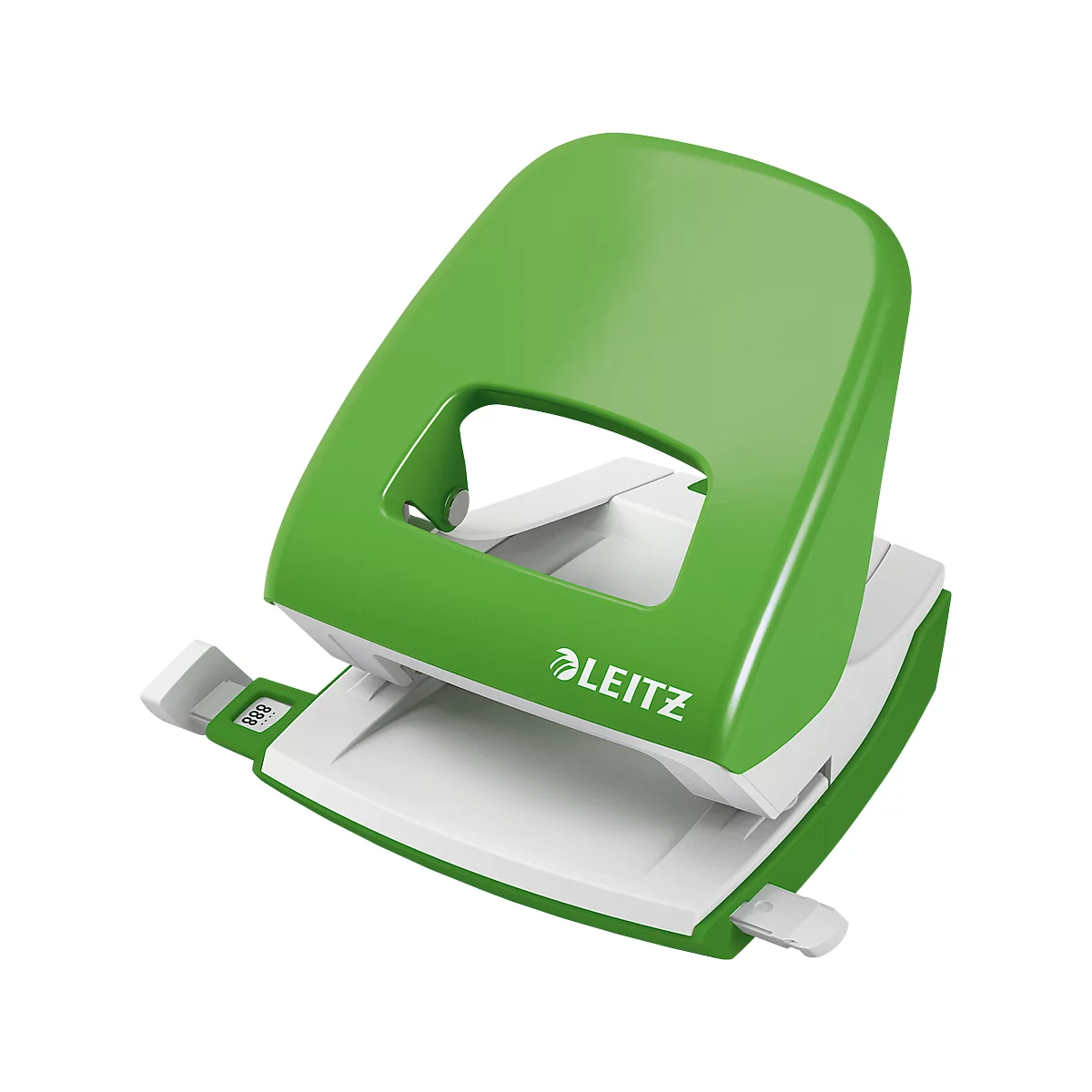 LEITZ® office punch NeXXt Serie 5008, metal, verde