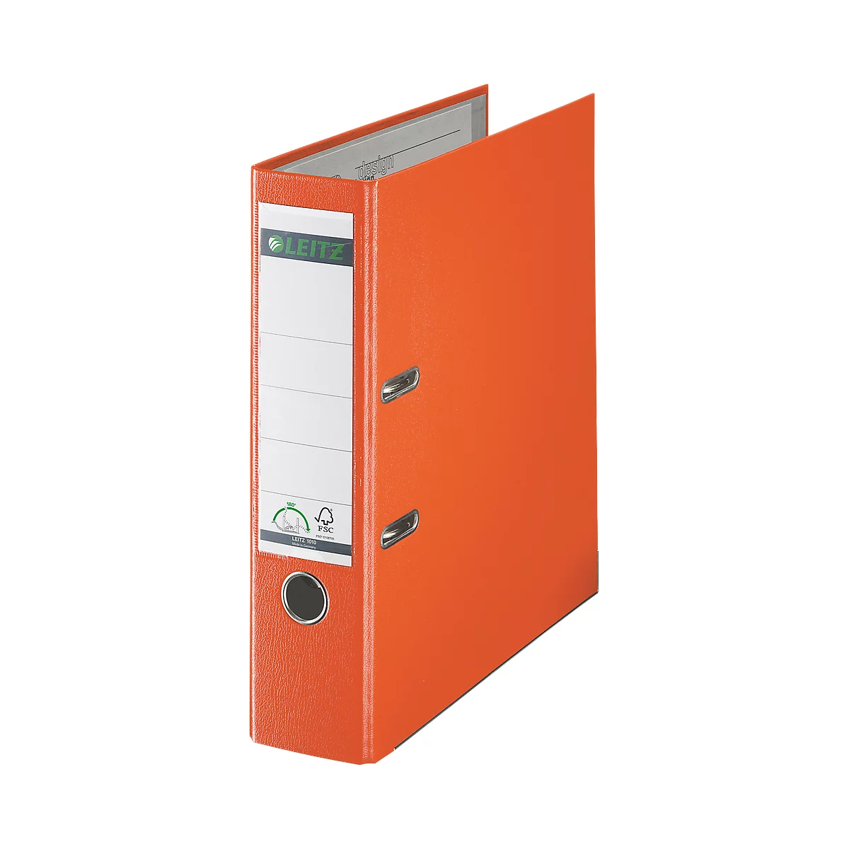 LEITZ® Ordner 1010, DIN A4, Rückenbreite 80 mm, 20 Stück, orange