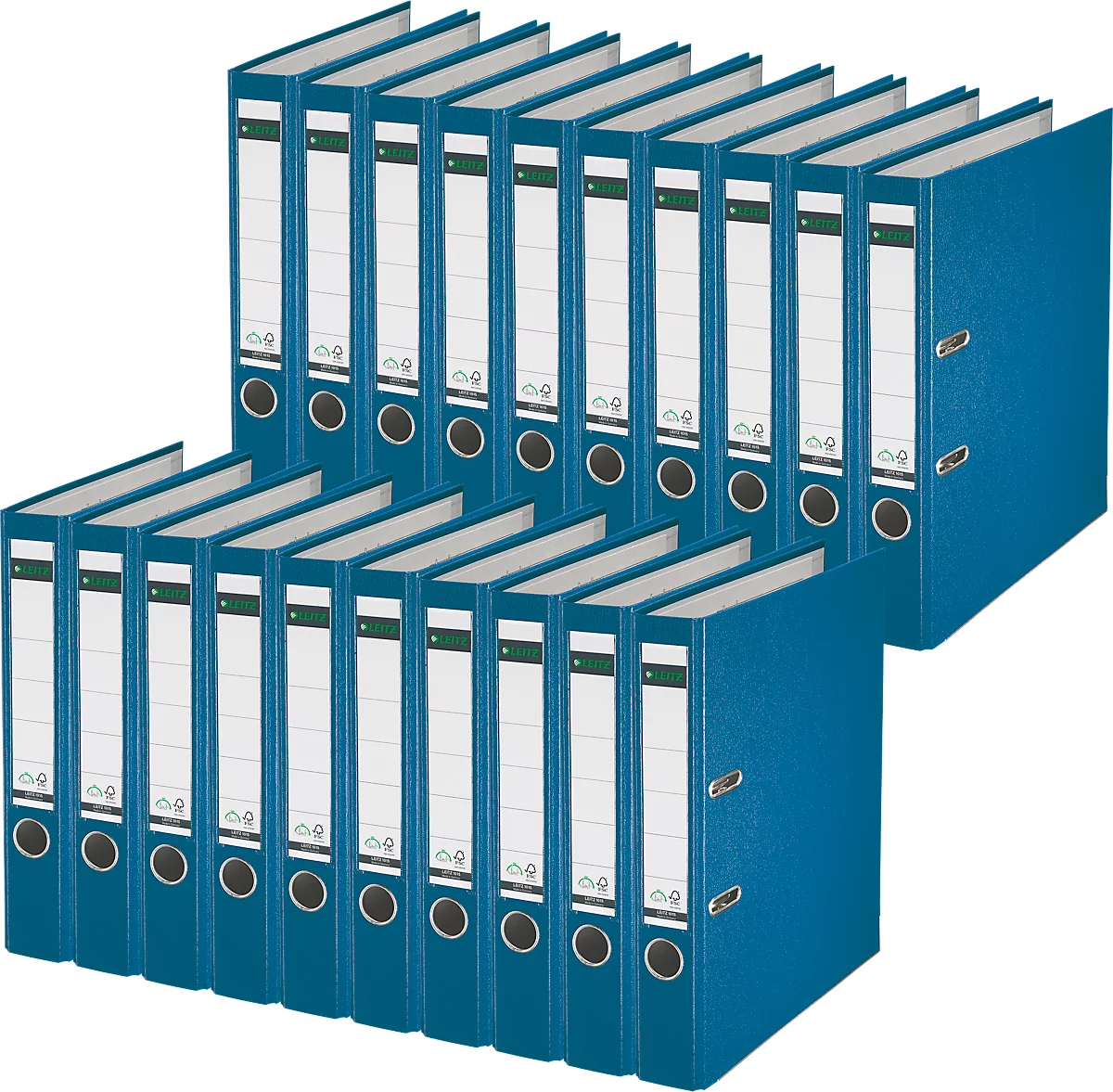 LEITZ® ordner 1015, A4, rugbreedte 52 mm, 20 stuks, blauw