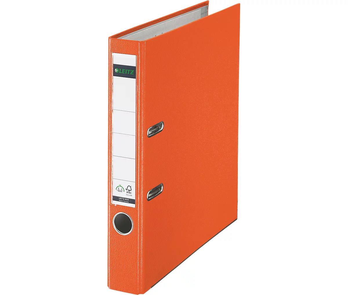 LEITZ® ordner 1015, A4, rugbreedte 52 mm, oranje