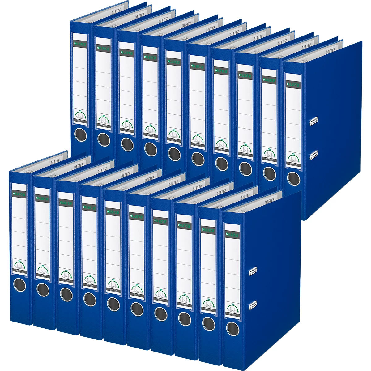 LEITZ® Ordner 1015, DIN A4, Rückenbreite 52 mm, 20 Stück, nachtblau