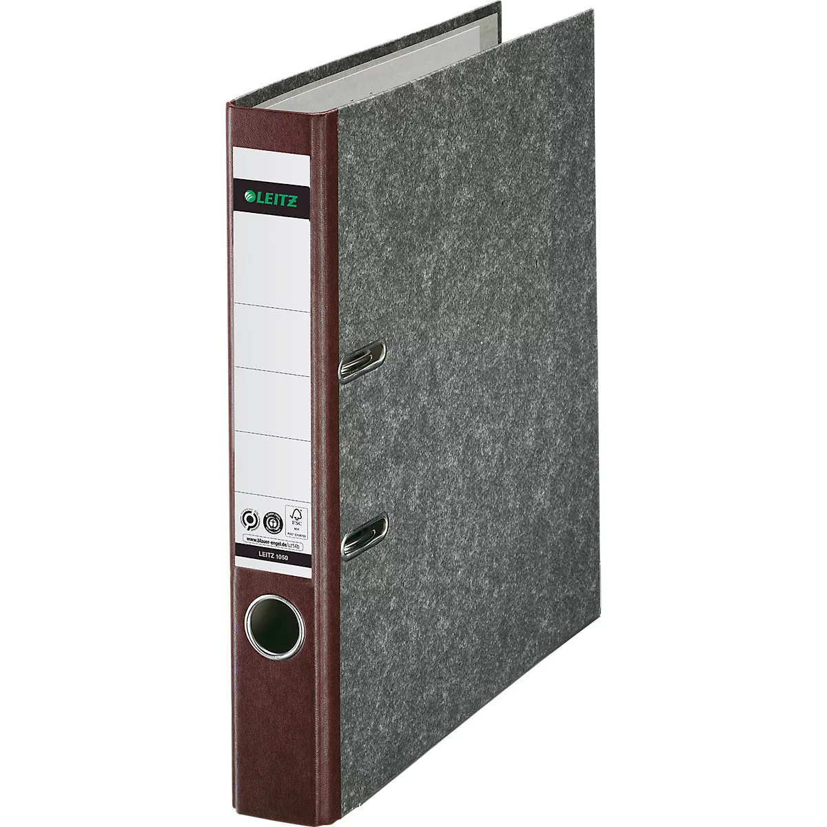 LEITZ® ordner 1050, A4, rugbreedte 52 mm, 20 stuks, bruin