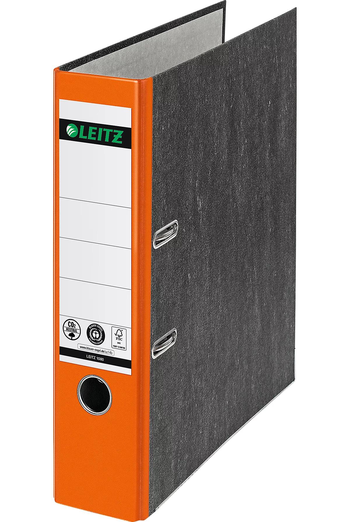 LEITZ® ordner 1080, A4, rugbreedte 80 mm, oranje
