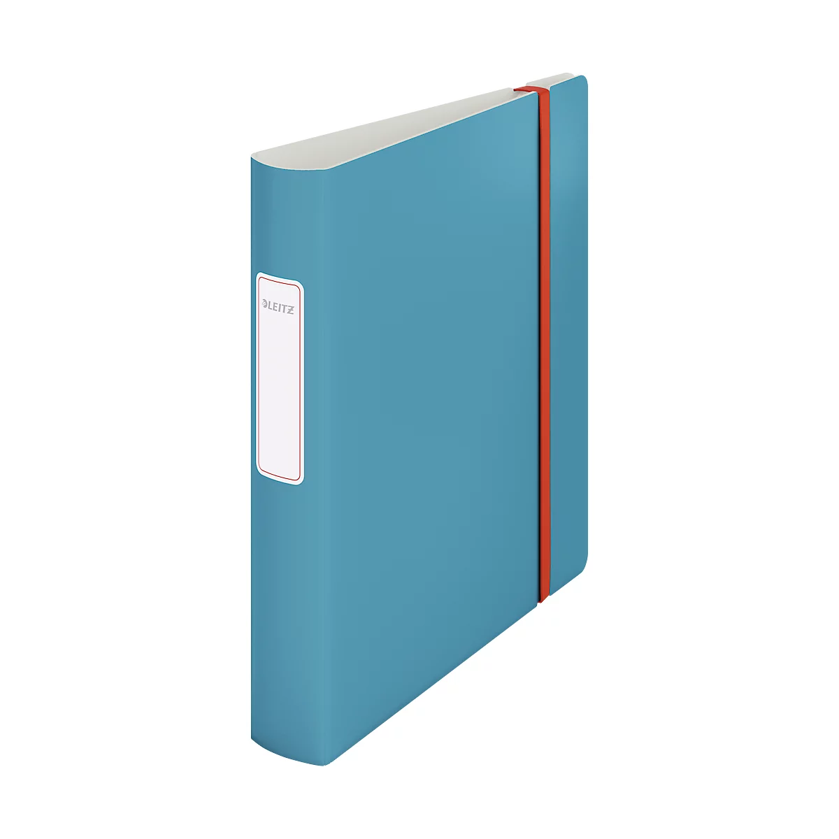 Leitz® ordner 180° Active Cosy, A4, rugbreedte 65 mm, 180° hefboommechanisme, gelijmd rugetiket &amp; elastiek, blauw