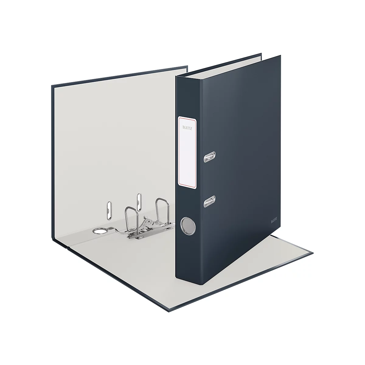 Leitz® Ordner Cosy 180°, voor A4-formaat, rugbreedte 50 mm, met Soft Touch-oppervlak, grijs