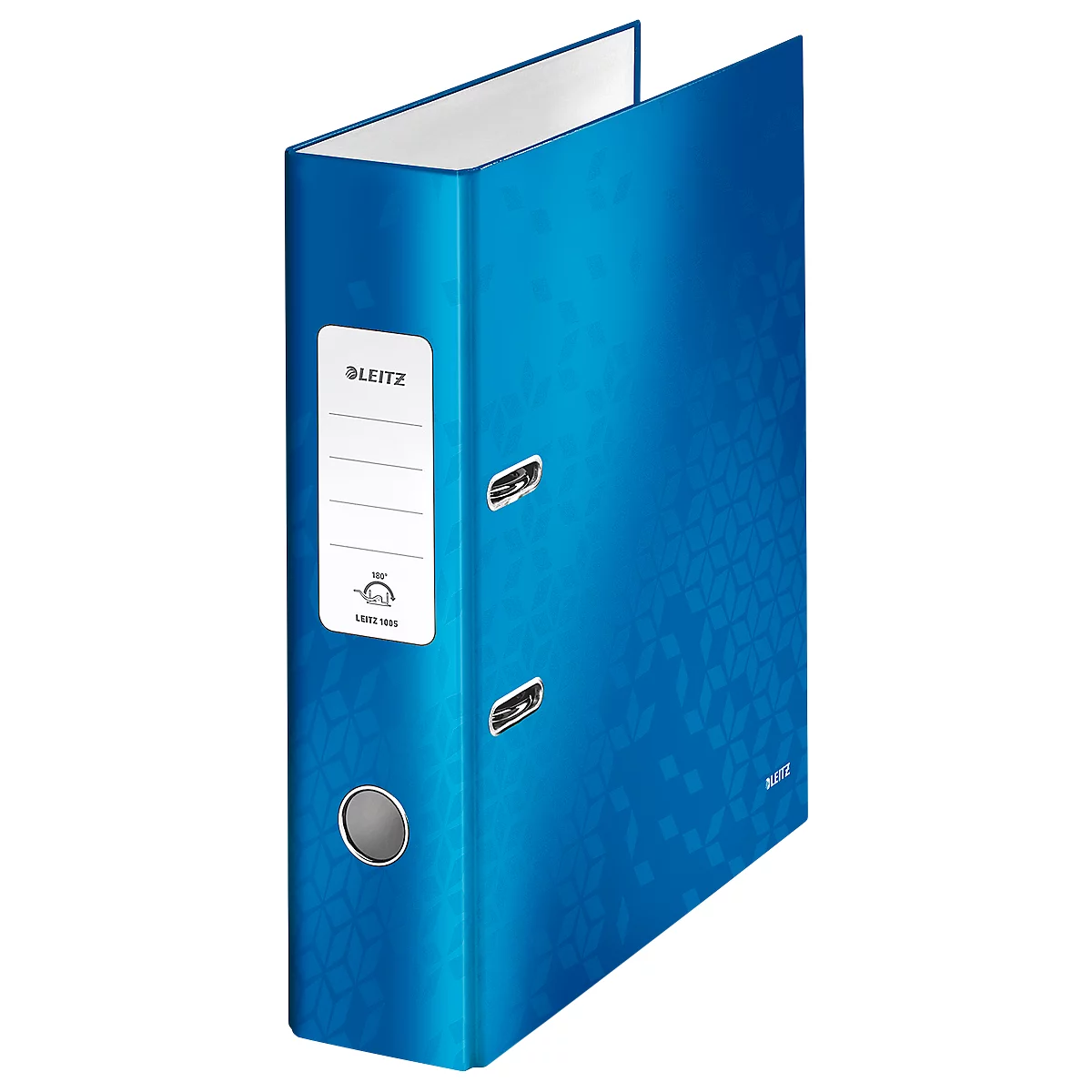 LEITZ® ordner WOW 1005, A4, rugbreedte 80 mm, blauw
