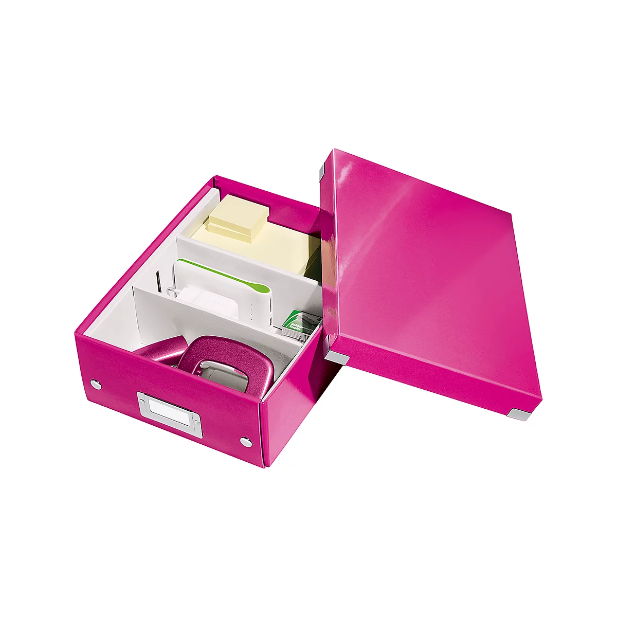 LEITZ® organisatiebox Click + Store, klein, roze