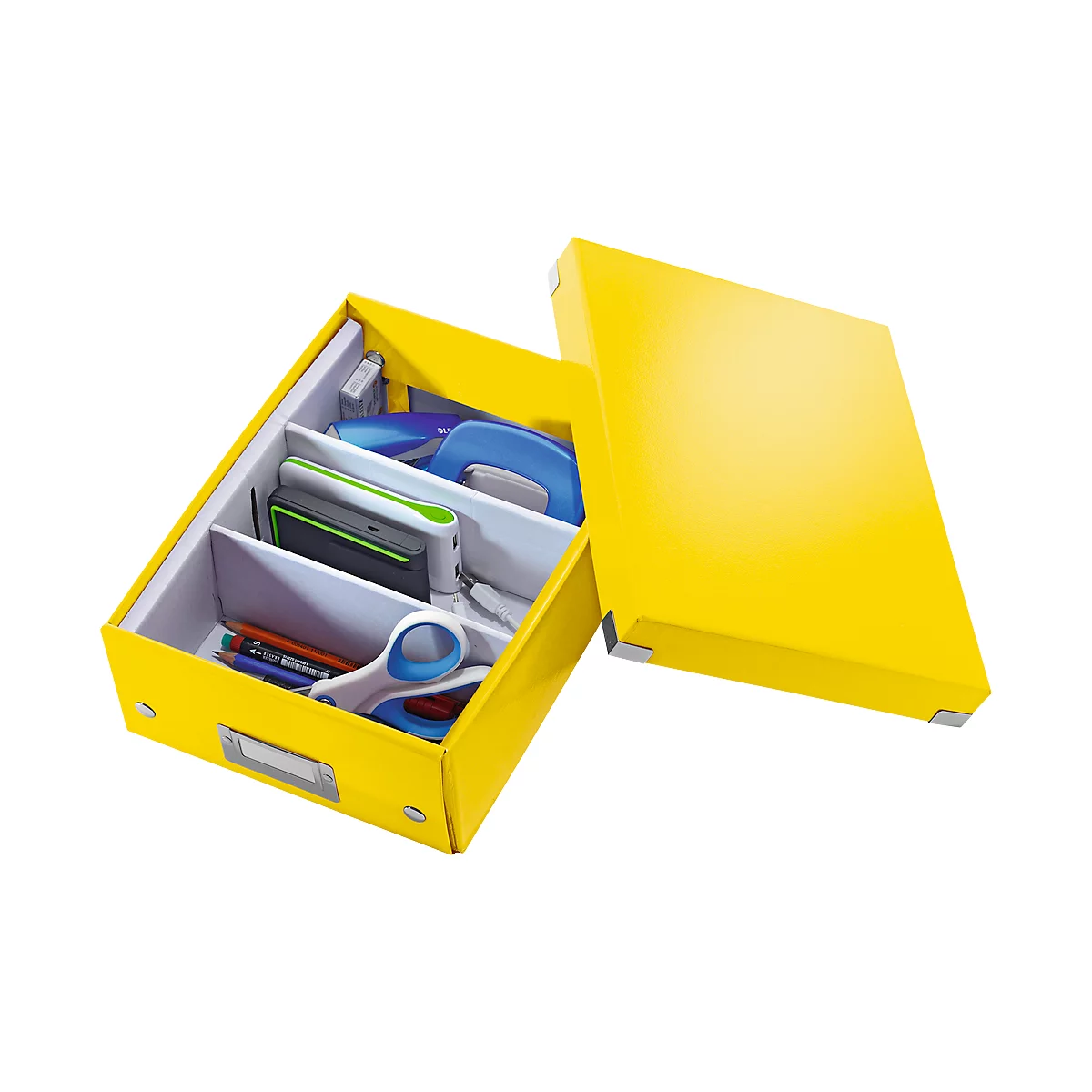 LEITZ® organisatiebox Klik + Store, klein, geel, geel