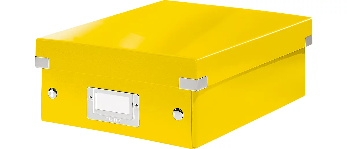 LEITZ® Organisationsbox Click + Store, klein, gelb