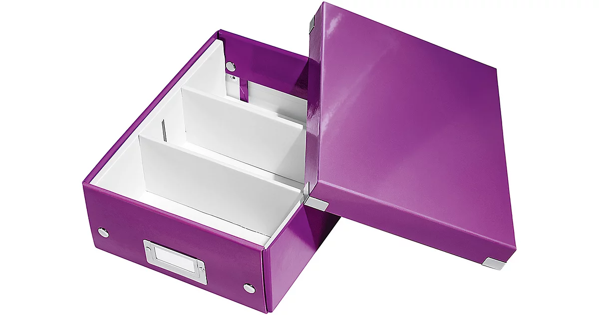 LEITZ® Organisationsbox Click + Store, klein, violett