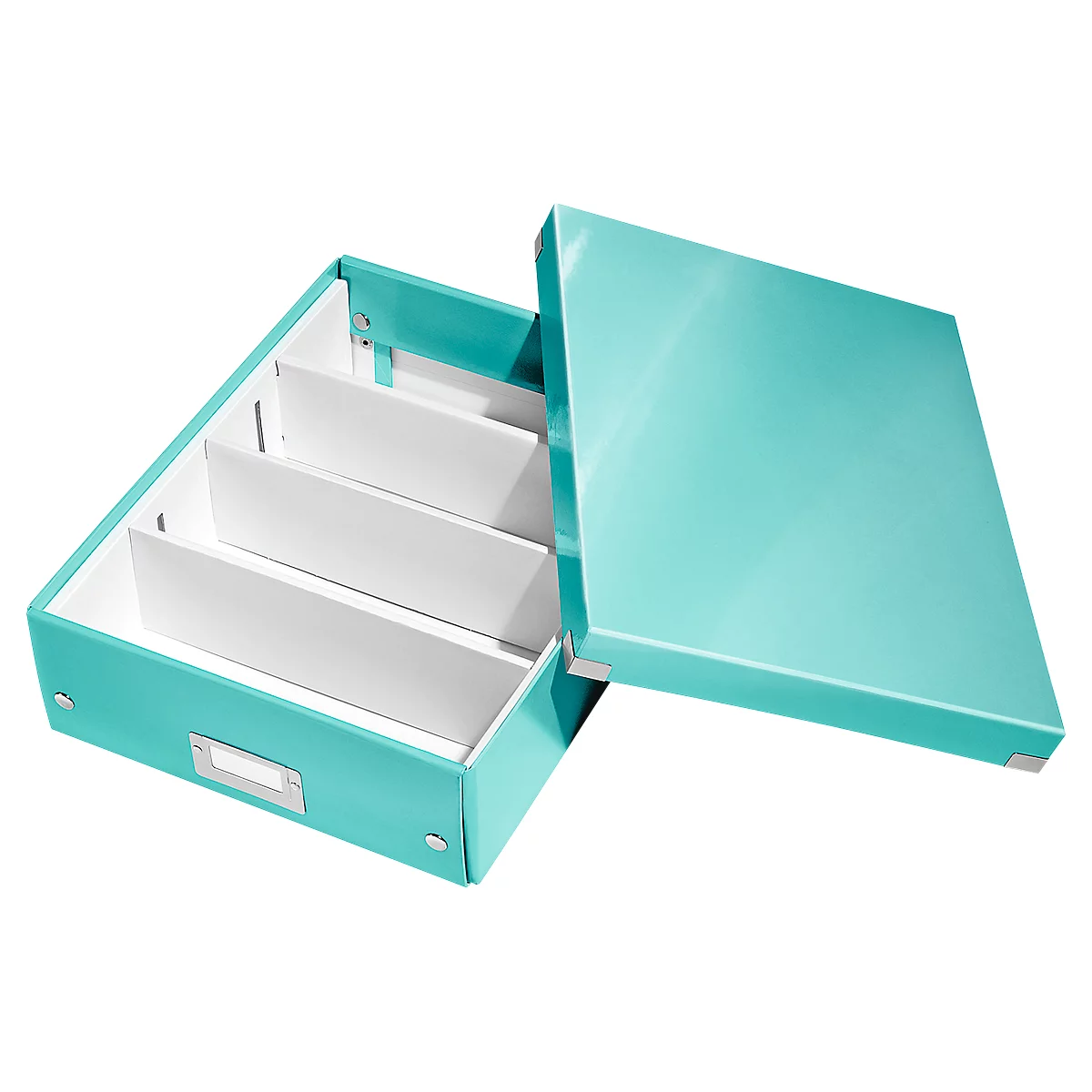 LEITZ® Organisationsbox Click + Store, mittel, eisblau
