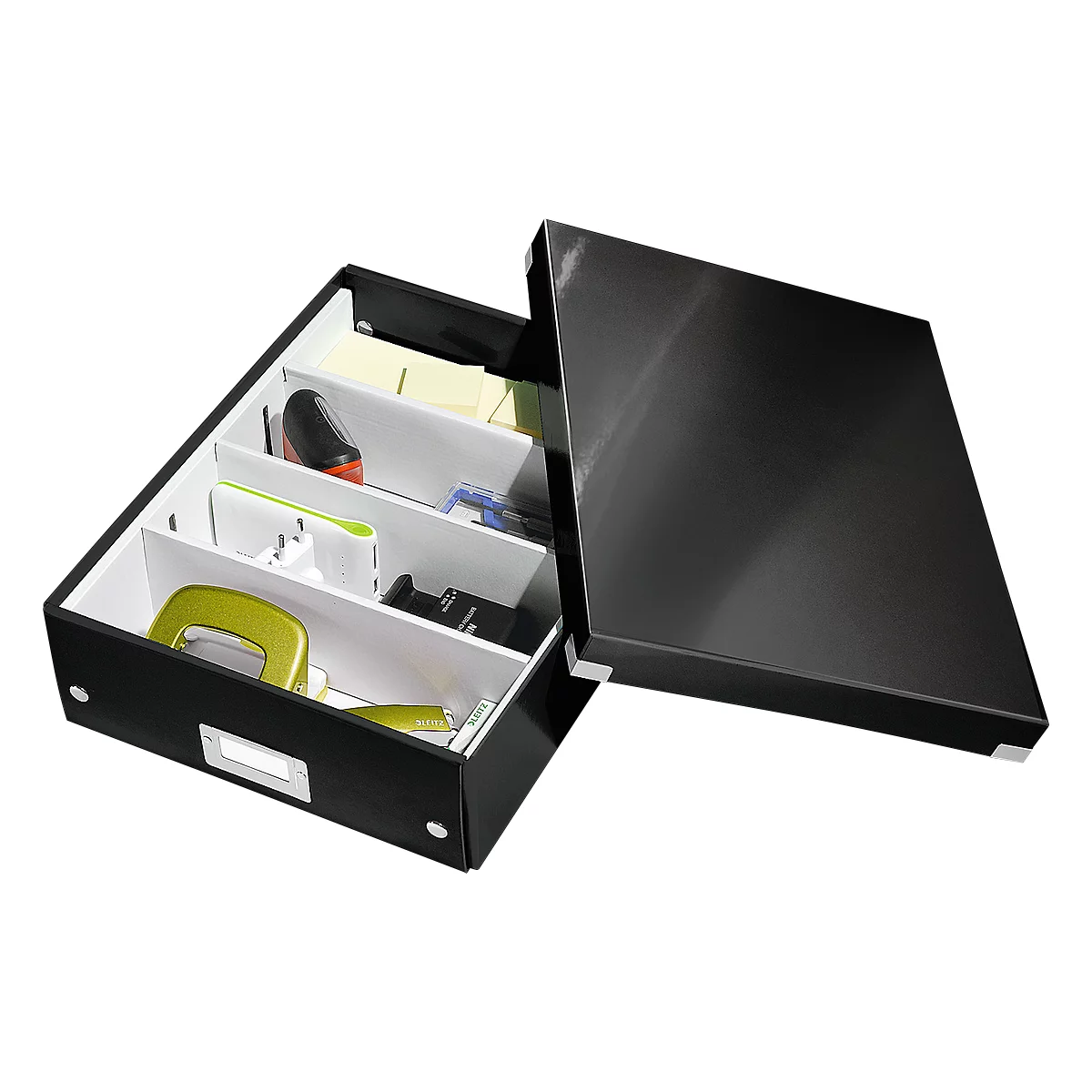 LEITZ® Organisationsbox Click + Store, mittel, schwarz