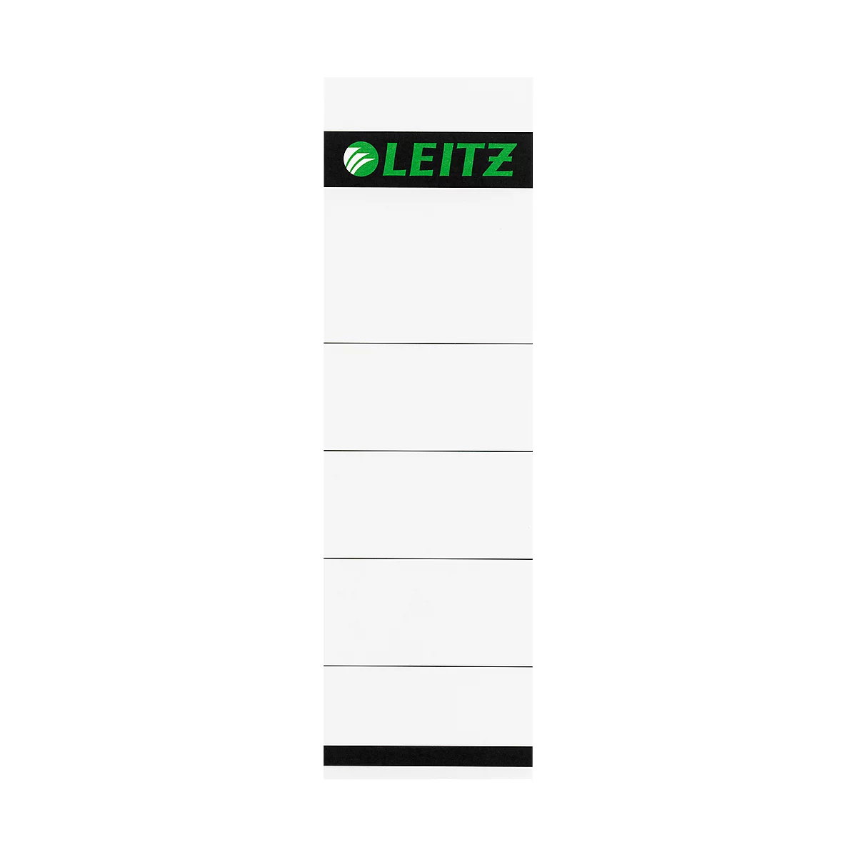 LEITZ® papieren rugetiketten, rugbreedte 80 mm, insteekbaar etiket, 10 stuks