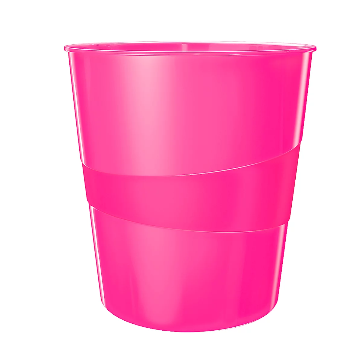 LEITZ® Papierkorb WOW, 15 Liter, pink