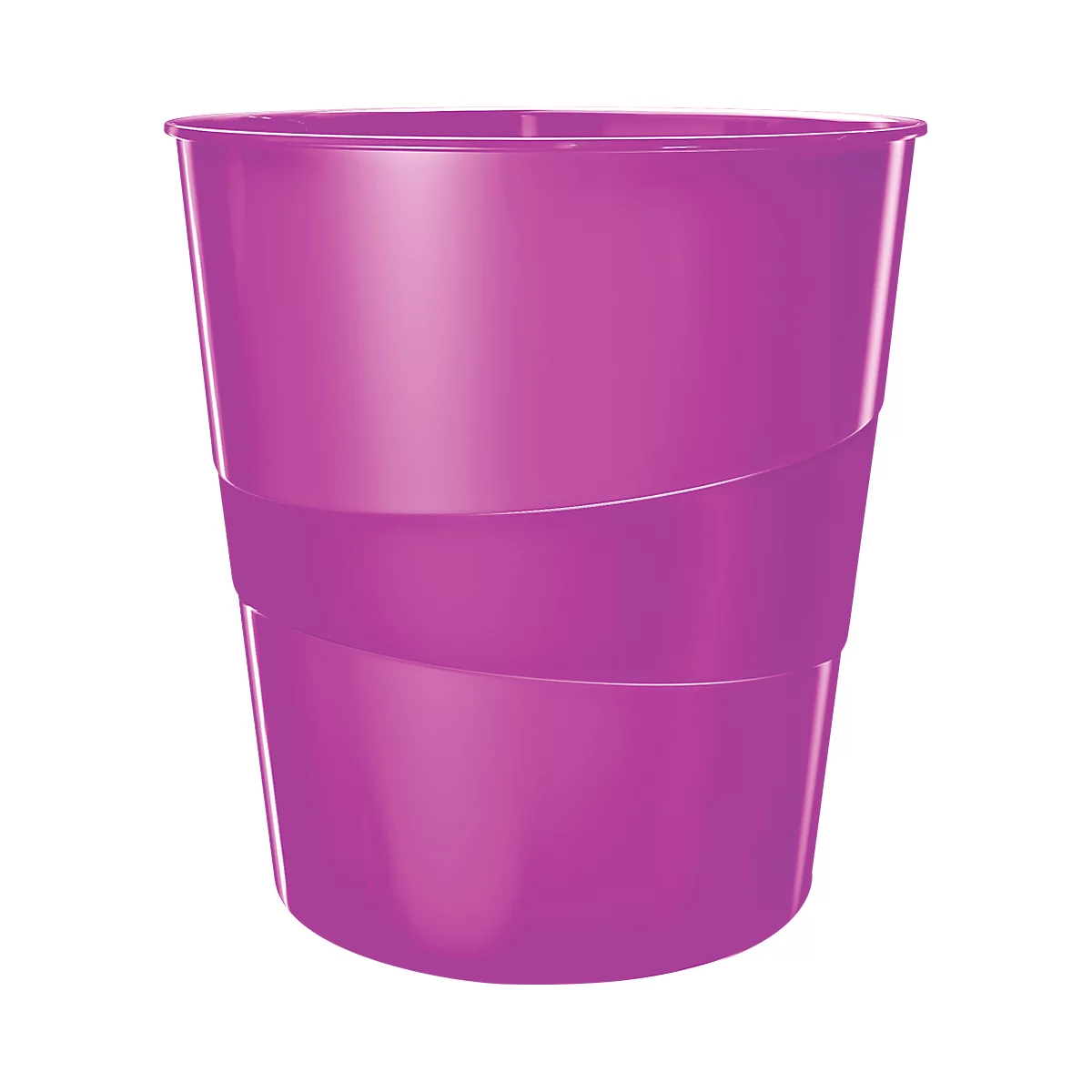 LEITZ® Papierkorb WOW, 15 Liter, violett