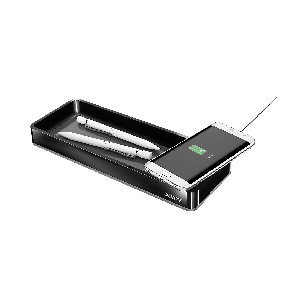 LEITZ® Pennenbakje WOW, met inductielader, zwart