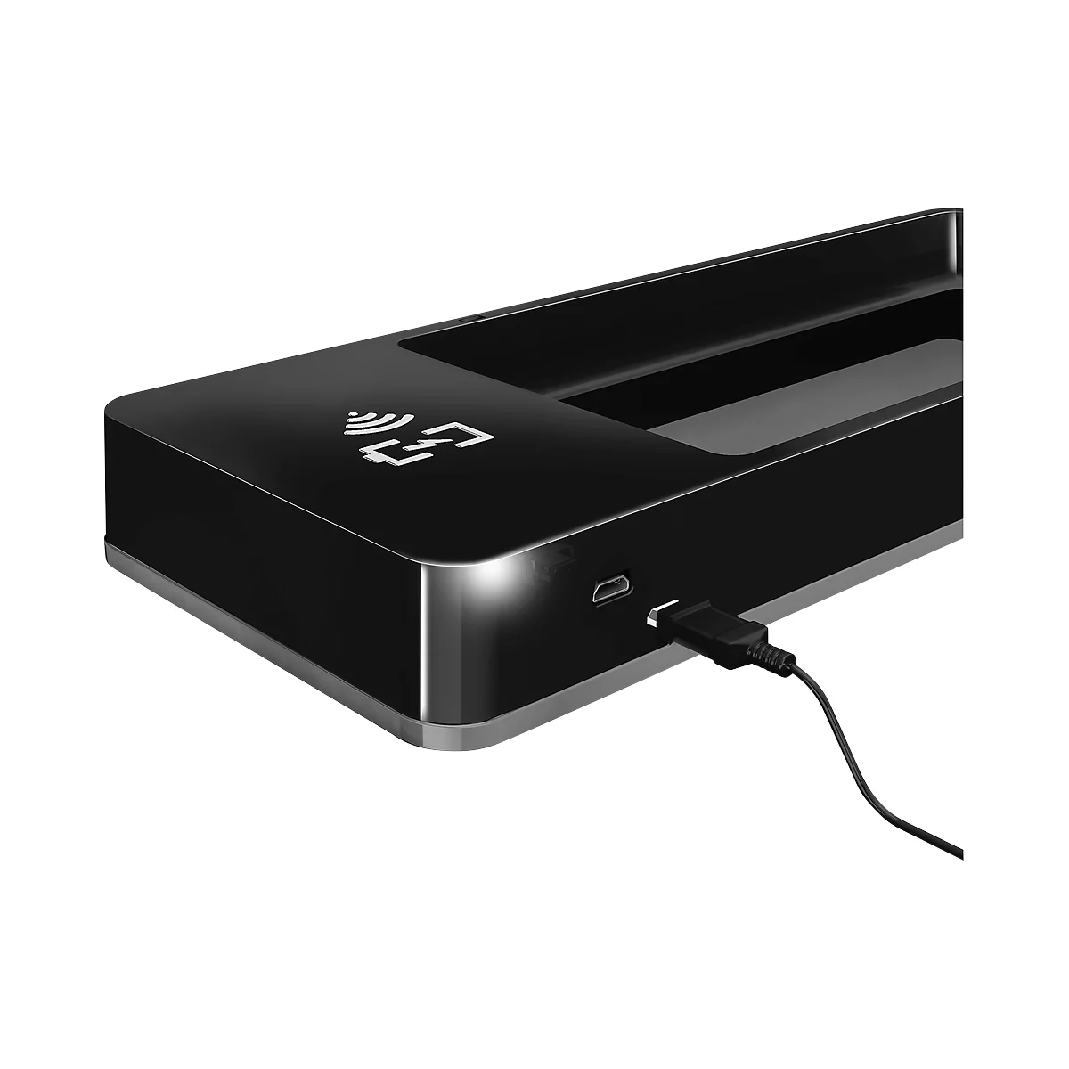 LEITZ® Pennenbakje WOW, met inductielader, zwart