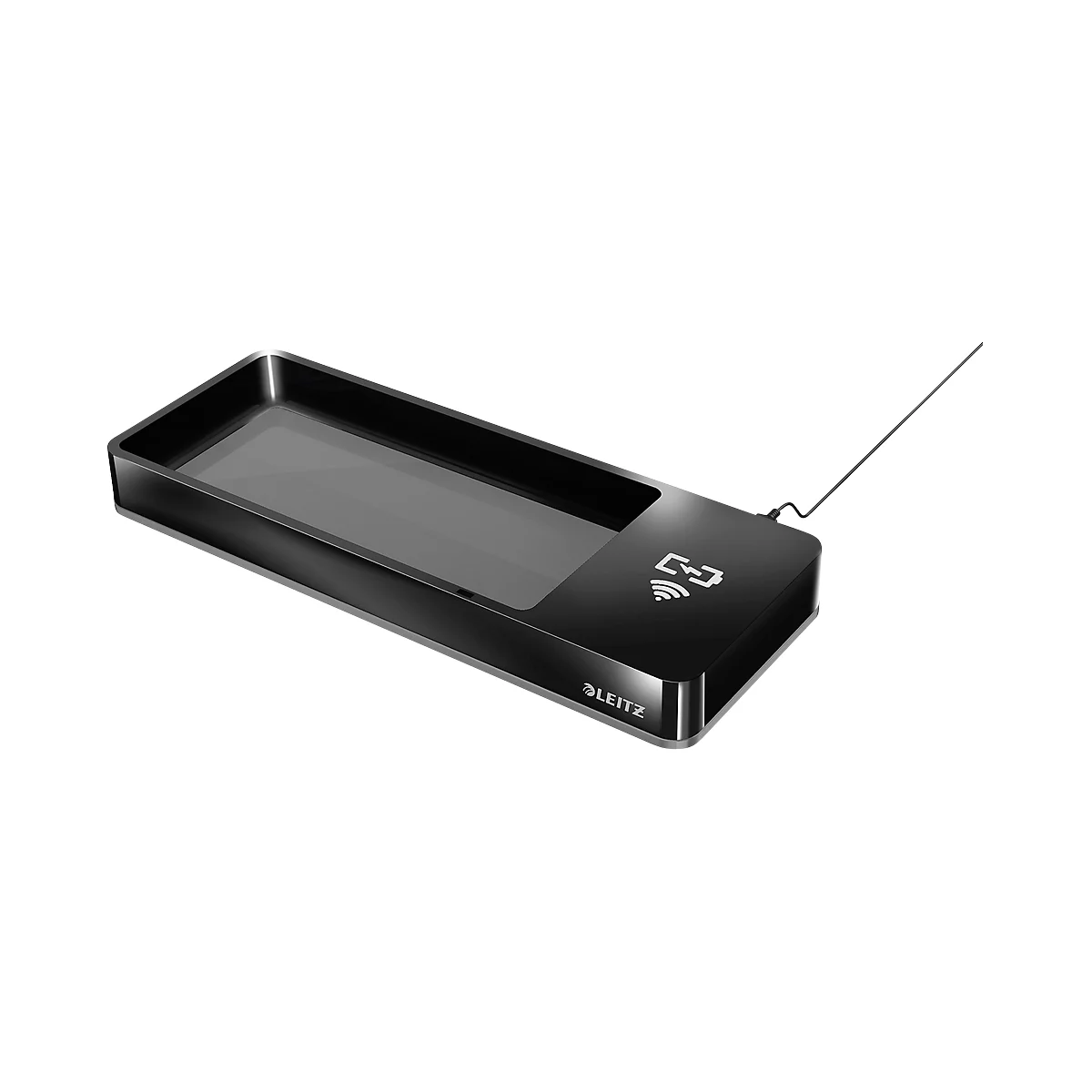 LEITZ® Pennenbakje WOW, met inductielader, zwart
