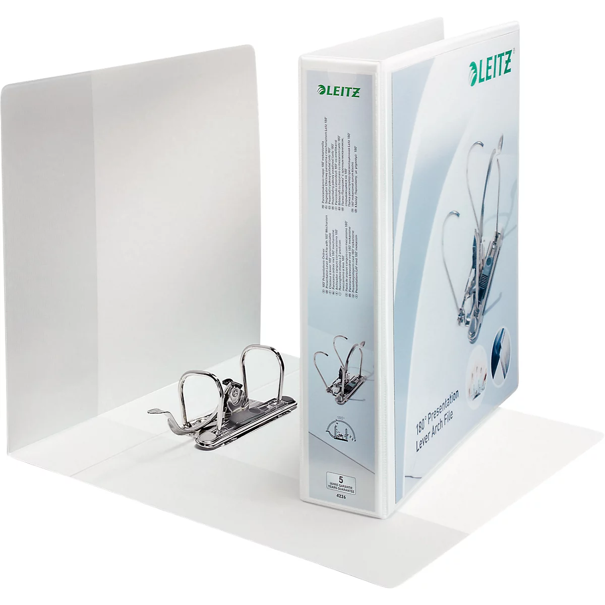 LEITZ® presentatiemap, A4, rugbreedte 65 mm, karton PP