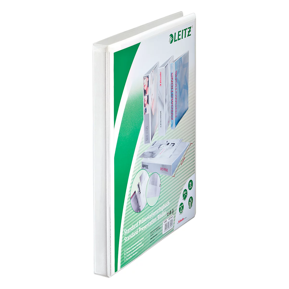 LEITZ® presentatieringmap, A4, 2-voudig ringmechanisme, rugbreedte 30 mm