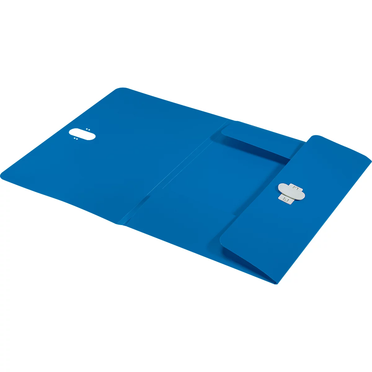 Leitz® Recycle documentenmap, A4, tot 150 vel, 3 kleppen, ondoorzichtig, 100% recyclebaar, Blauer Engel, kunststof, blauw