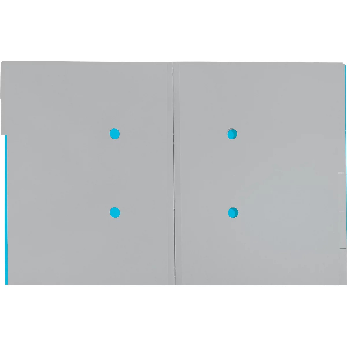 Leitz® Recycle map, A4, 6 vakken met blanco tabbladen, inhoudsopgave, elastieksluiting, 100% recyclebaar, karton, blauw