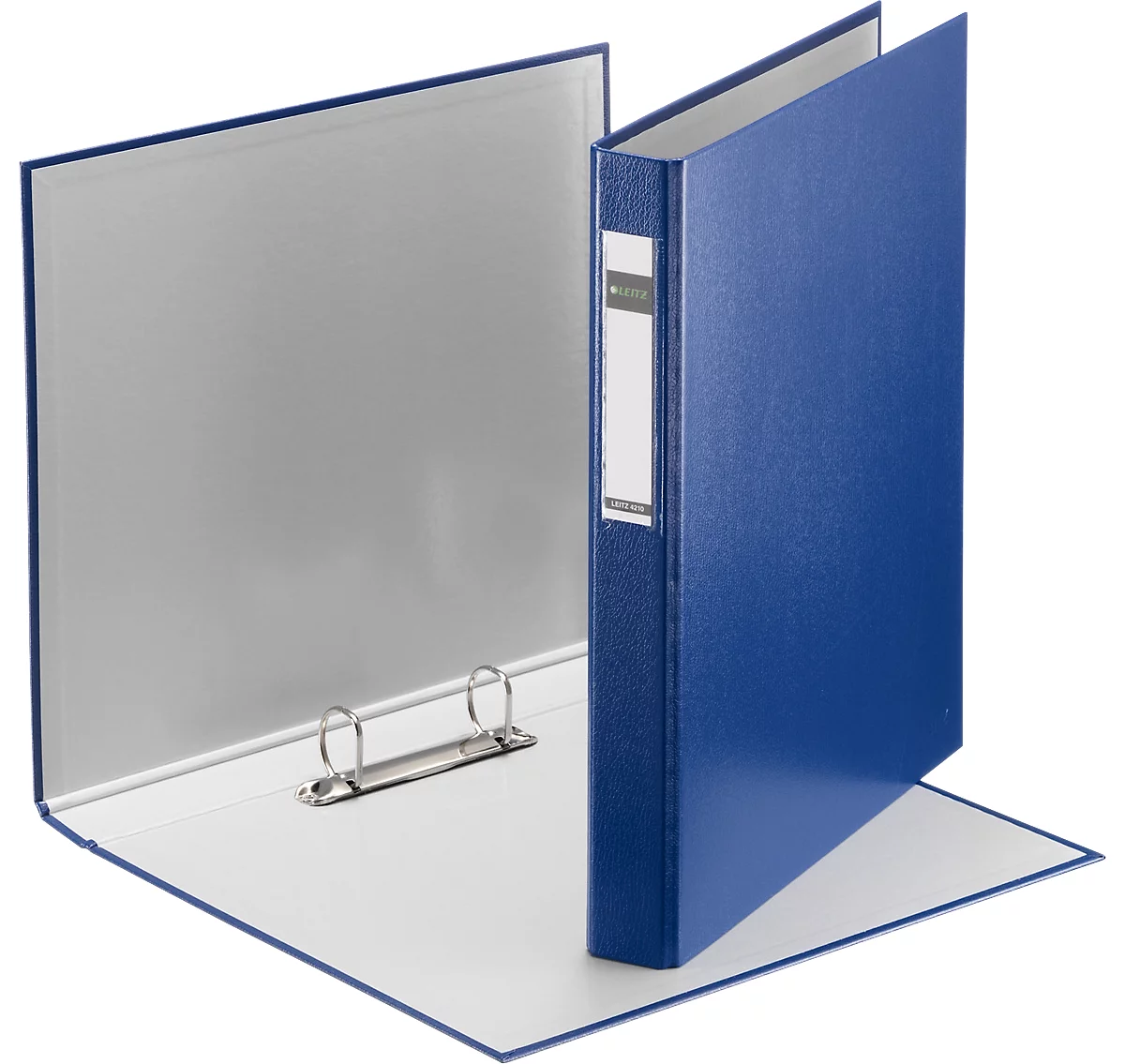 LEITZ® Ringbuch, DIN A4, 2-Ring-Mechanik, Rückenbreite 40 mm, blau