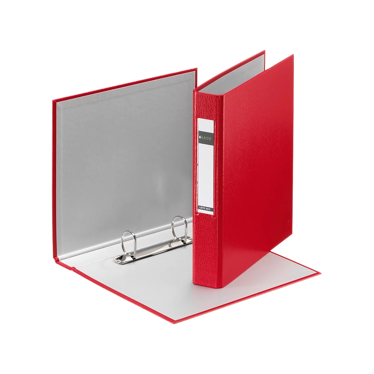 LEITZ® Ringbuch, DIN A5, 2-Ring-Mechanik, Rückenbreite 40 mm, rot