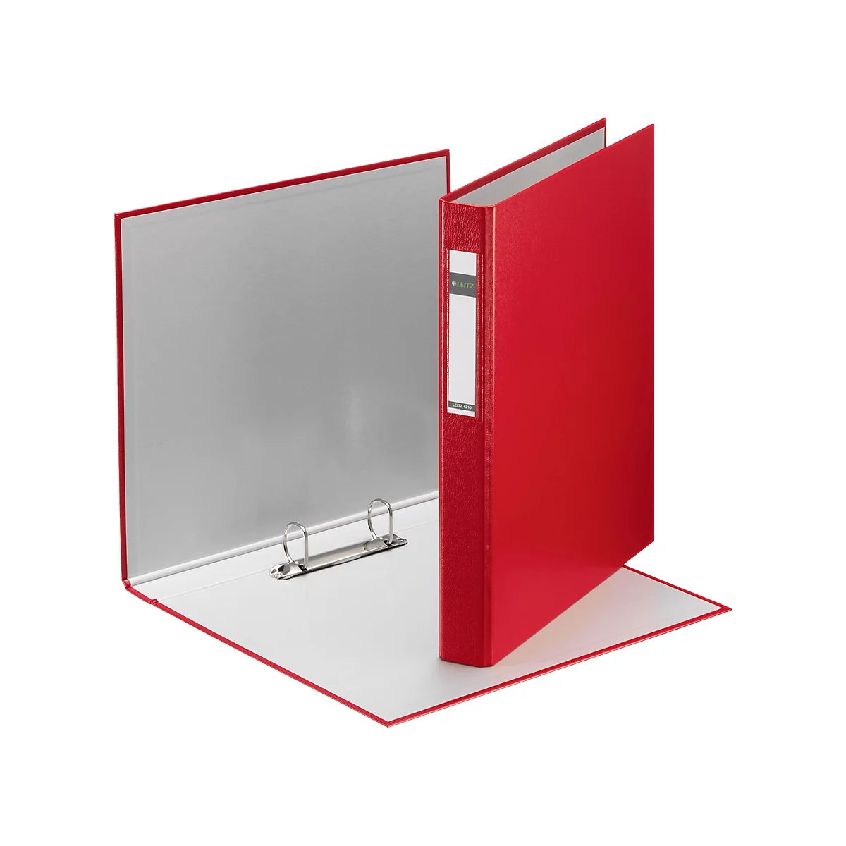 LEITZ® ringmap, A4, 2-voudig ringmechanisme, rugbreedte 40 mm, rood