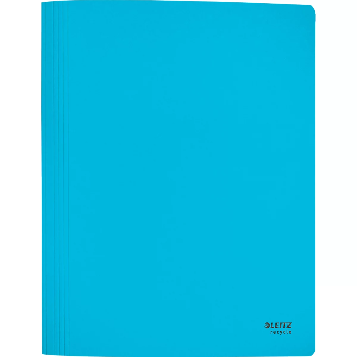 Leitz® Schnellhefter Recycle, Format A4, bis zu 250 Blatt, Heftmechanik, 100 % recycelbar, Blauer Engel, Recyclingkarton, blau