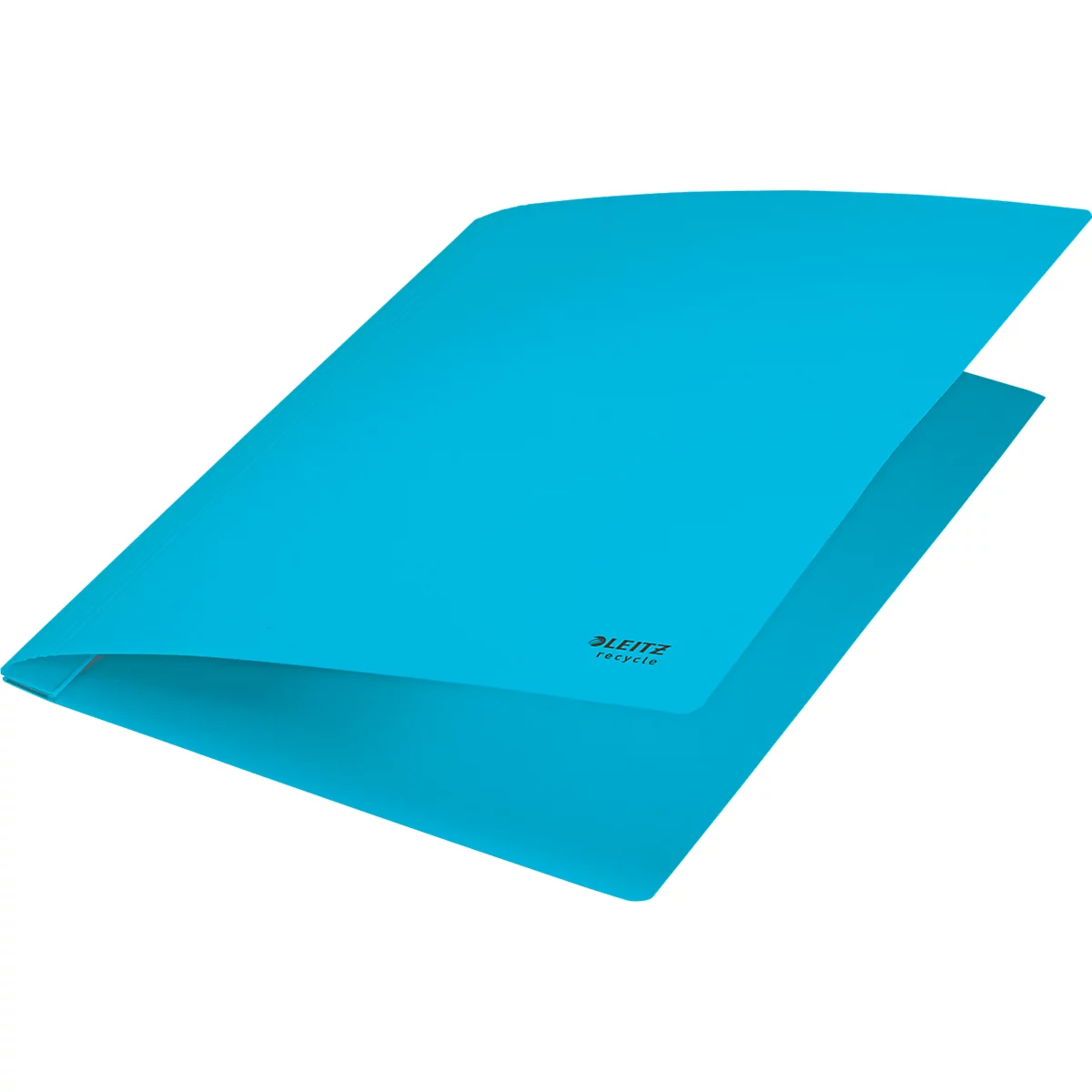 Leitz® Schnellhefter Recycle, Format A4, bis zu 250 Blatt, Heftmechanik, 100 % recycelbar, Blauer Engel, Recyclingkarton, blau